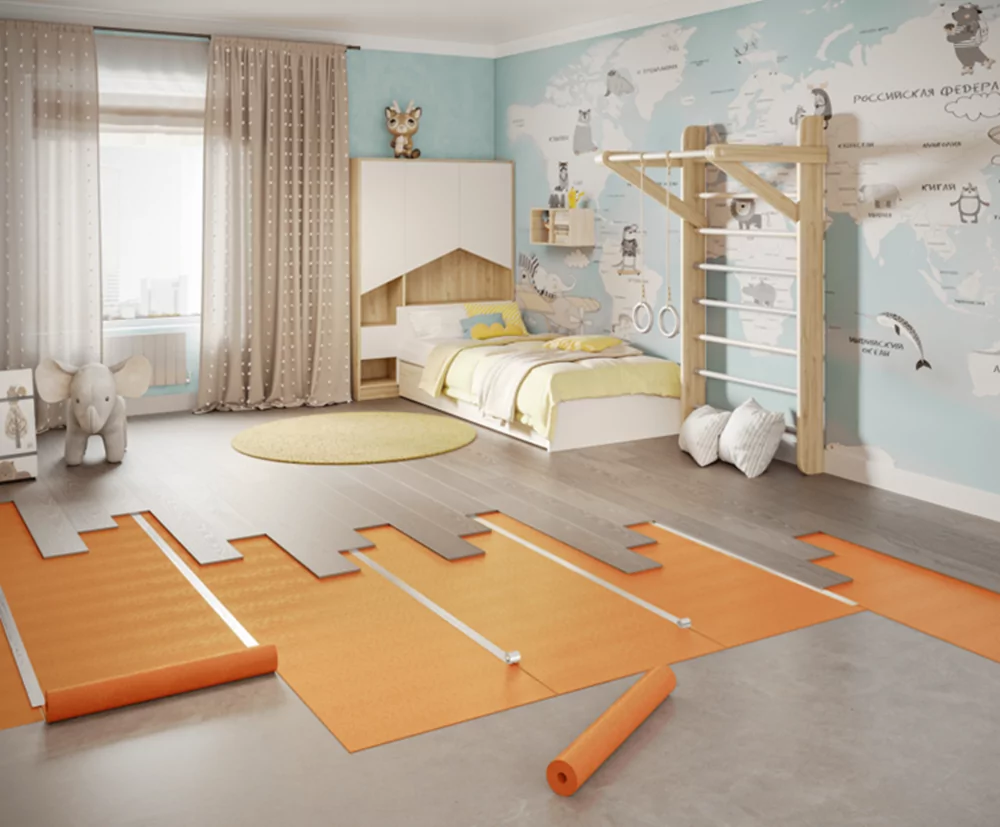 Подложка EcoHeat 3мм FLOOR PROTECT PREM 03T