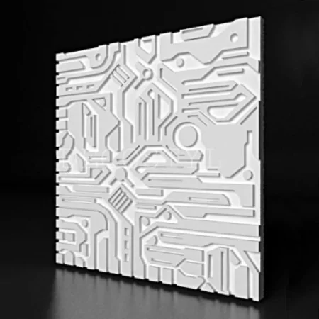 Гипсовая 3D панель DecoStyl Электрон