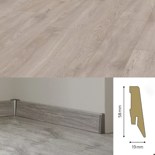 Плинтус МДФ Kronotex Ktex1 58x19 D 4989
