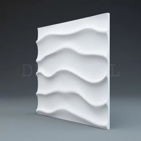 Гипсовая 3D панель DecoStyl Крупная волна