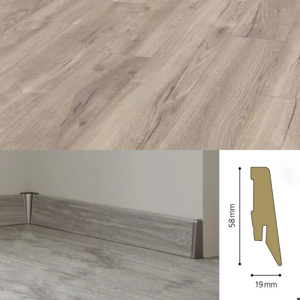 Плинтус МДФ Kronotex Ktex1 58x19 D 4763