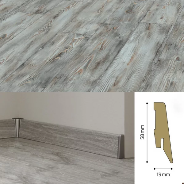 Плинтус МДФ Kronotex Ktex1 58x19 D 4779