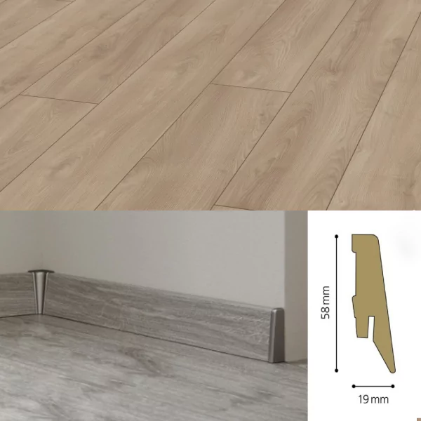 Плинтус МДФ Kronotex Ktex1 58x19 D 4752
