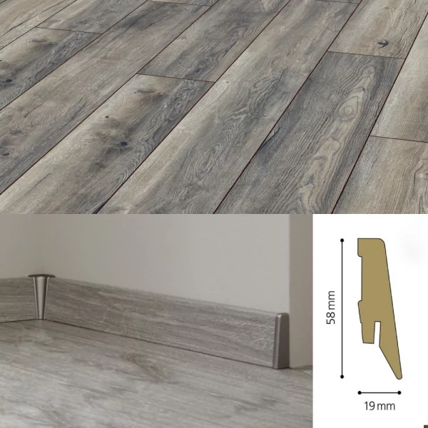 Плинтус МДФ Kronotex Ktex1 58x19 D 3572