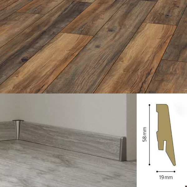 Плинтус МДФ Kronotex Ktex1 58x19 D 3570