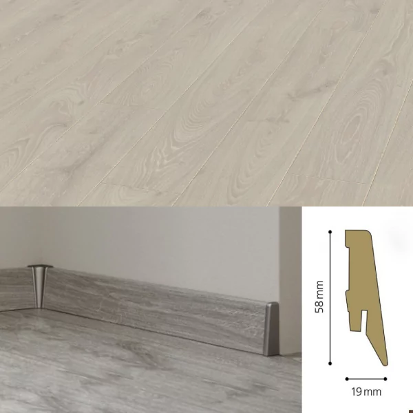 Плинтус МДФ Kronotex Ktex1 58x19 D 3597
