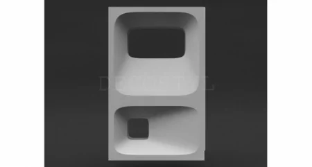 3D перегородка из гипса Crat