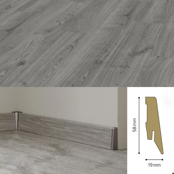 Плинтус МДФ Kronotex Ktex1 58x19 D 3571