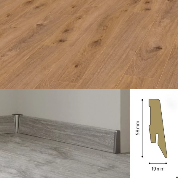 Плинтус МДФ Kronotex Ktex1 58x19 D 4169