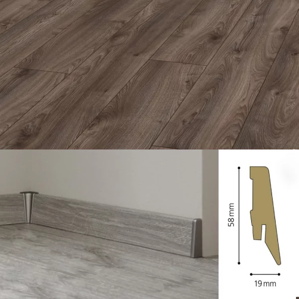 Плинтус МДФ Kronotex Ktex1 58x19 D 4791